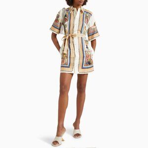 Alemais Women's Mercado Fruit-Print Mini Dress